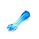 Vase Swing Sculptural – Stretched Glass Azure Blue – Korean Craftsmanship 1970