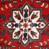 Tapis Vintage Hamadan en Laine, Années 1970, Élégance Florale du Moyen-Orie