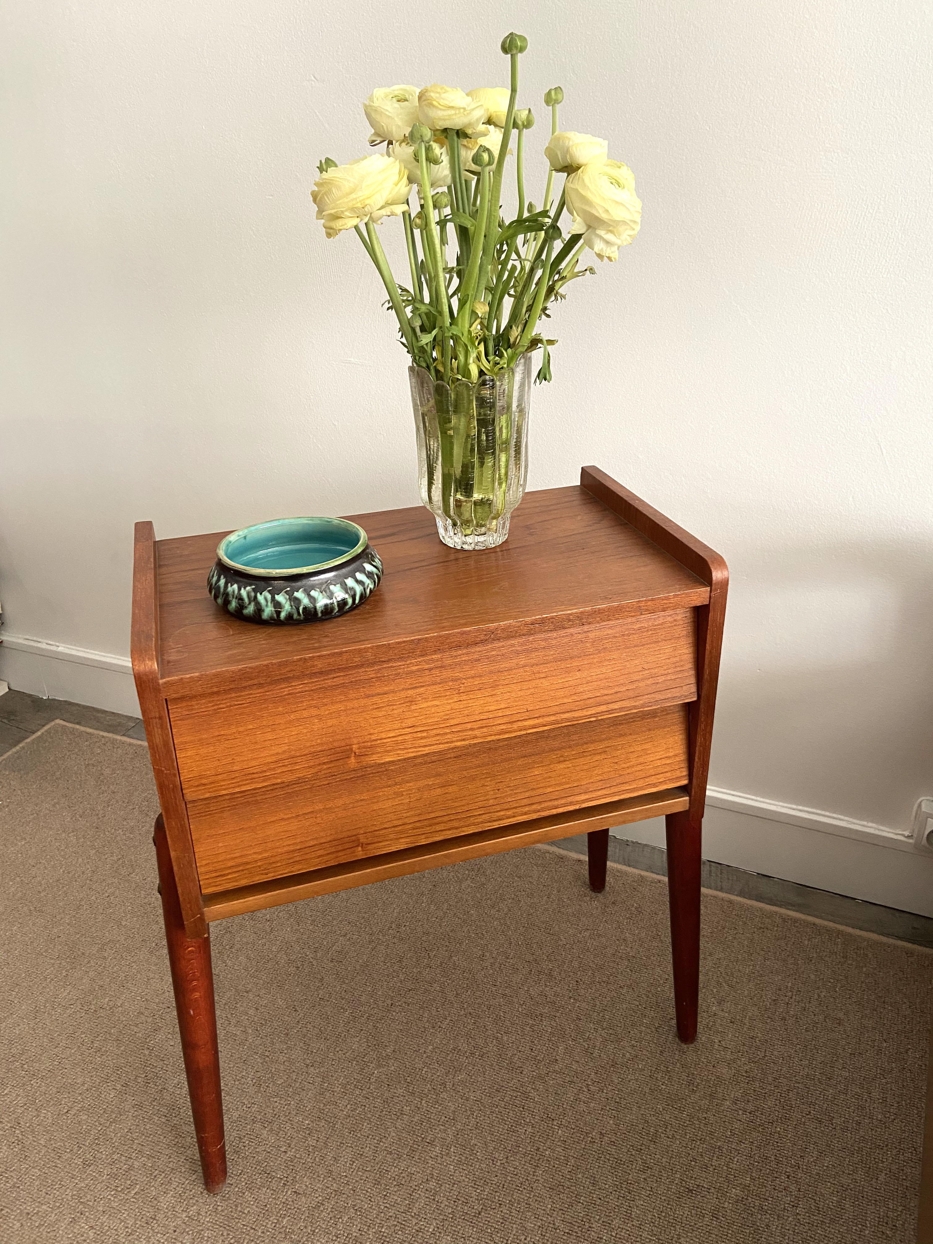 1950s bedside table
