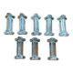 Set de 8 porte couteaux vintage en verre 1960