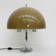 Mid-century mushroom table lamp with chrome base, 1970s