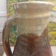 Large vintage glazed stoneware pitcher signed JMB 1978 – Ceramics