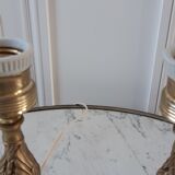 Paire de lampes en laiton années 30-40