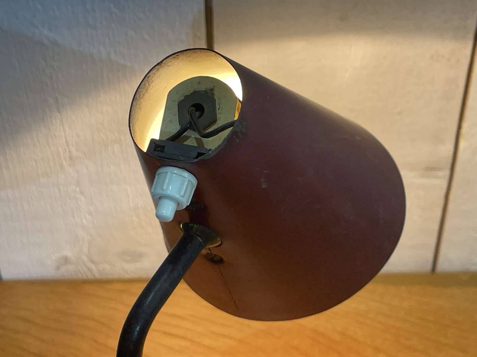 1950s desk lamp by Jacques Biny (1913-1976)