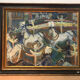 Painting Oil on Canvas Fauvism Circus Horse Dancer Circa 1960