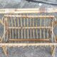 Vintage rattan magazine door