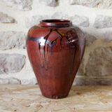 Vase in glazed stoneware by Jean Cacheleux