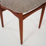 Teak chairs, 1970s design