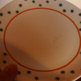 Lot de 6 asiettes Gien modéle Constellation création millefleurs