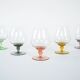 Set of cognac glasses, Italian design, 1970s, production: Italy