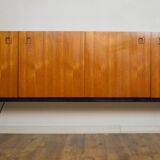 Scandinavian teak and metal sideboard
