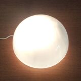Opaline globe wall light 20 cm - 50s/60s