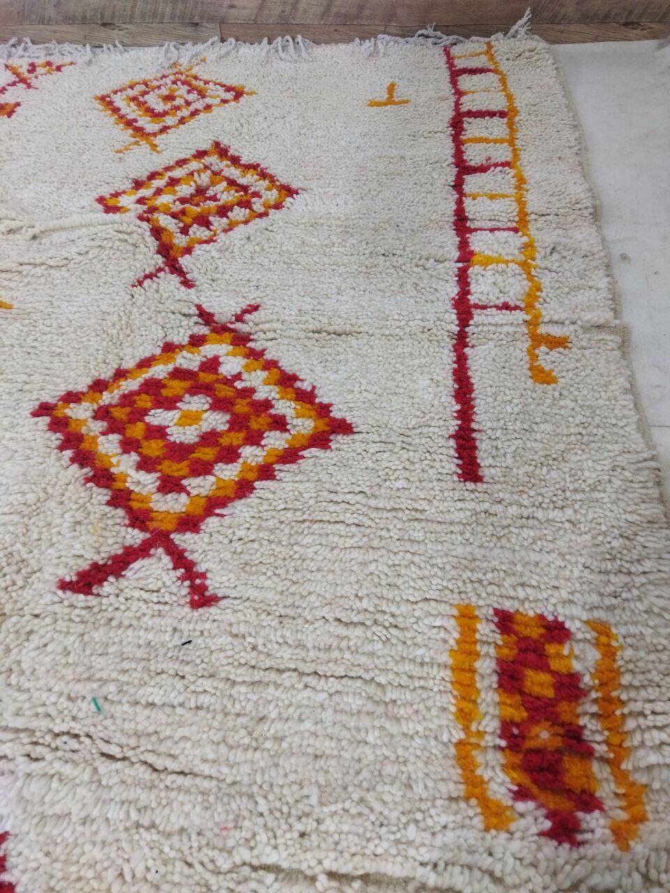 Handcrafted Moroccan Berber Rug 246 X 147 cm