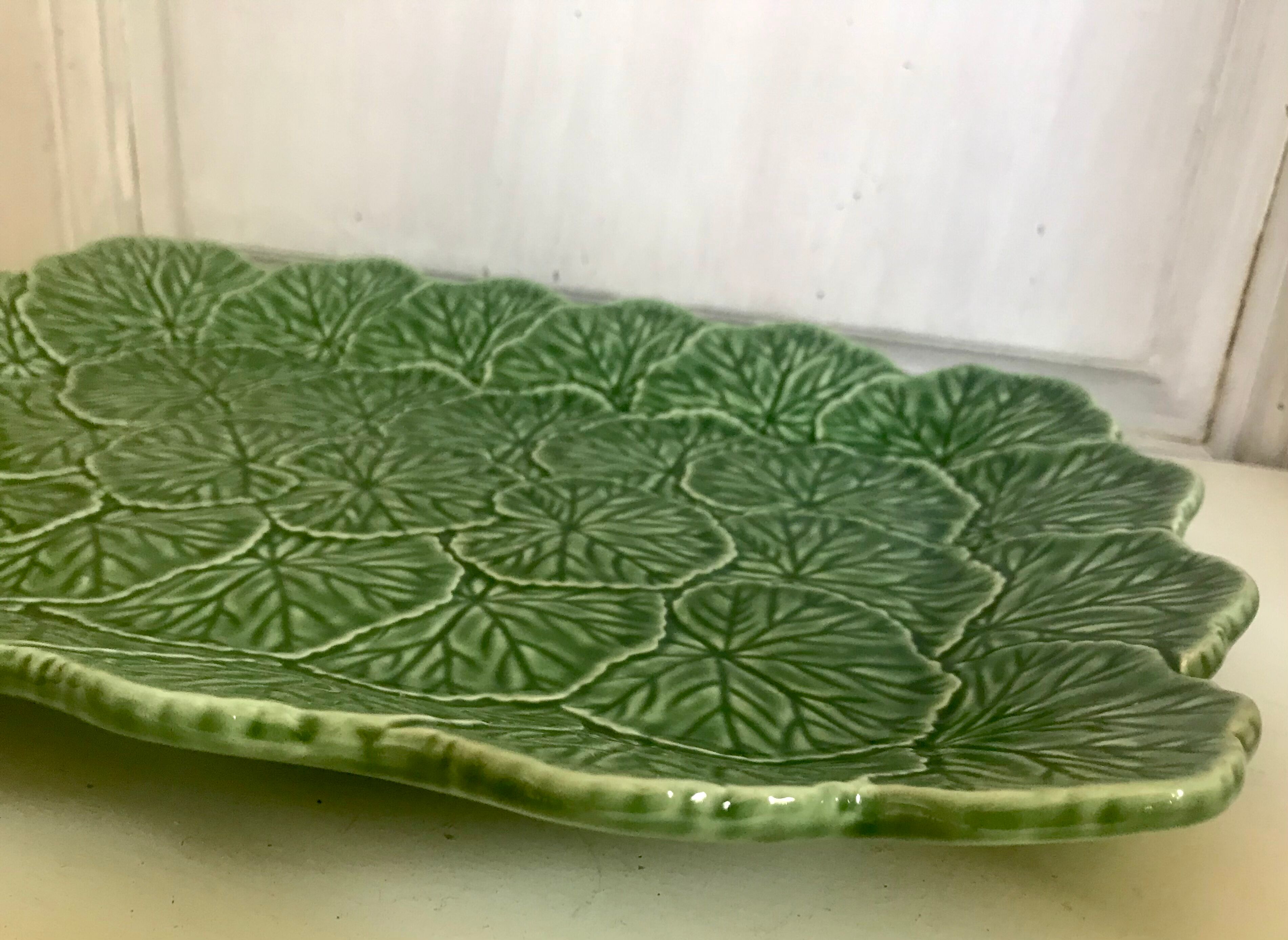 Ceramic dish Bordallo Pinheiro