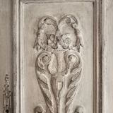 Old patinated door decorative wood room