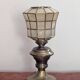 Brass and mother-of-pearl lamp. Lighthouse.