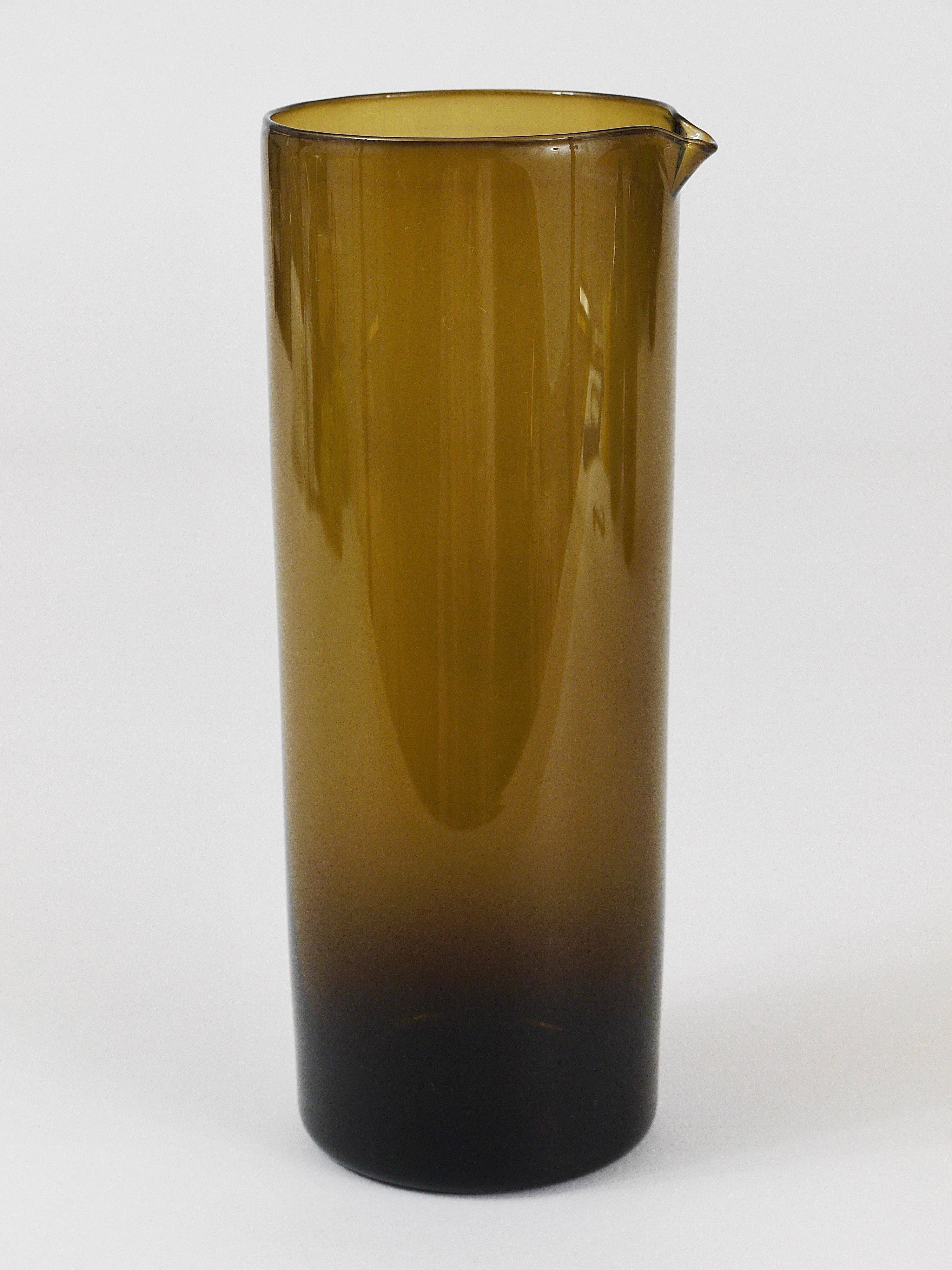 Purtilo glass jug by Kaj Franck, Nuutajärvi Notsjö, Finland, 1950s