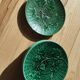 Set of dessert plates Sarreguemines – Art Nouveau earthenware, decoration