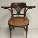 Kohn - old brasserie bar chair, american office chair sitting tanned