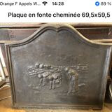 Plaque cheminée