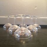 6 champagne glasses