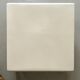 Square coffee table from Prisunic in white fibreglass, 1970s design.