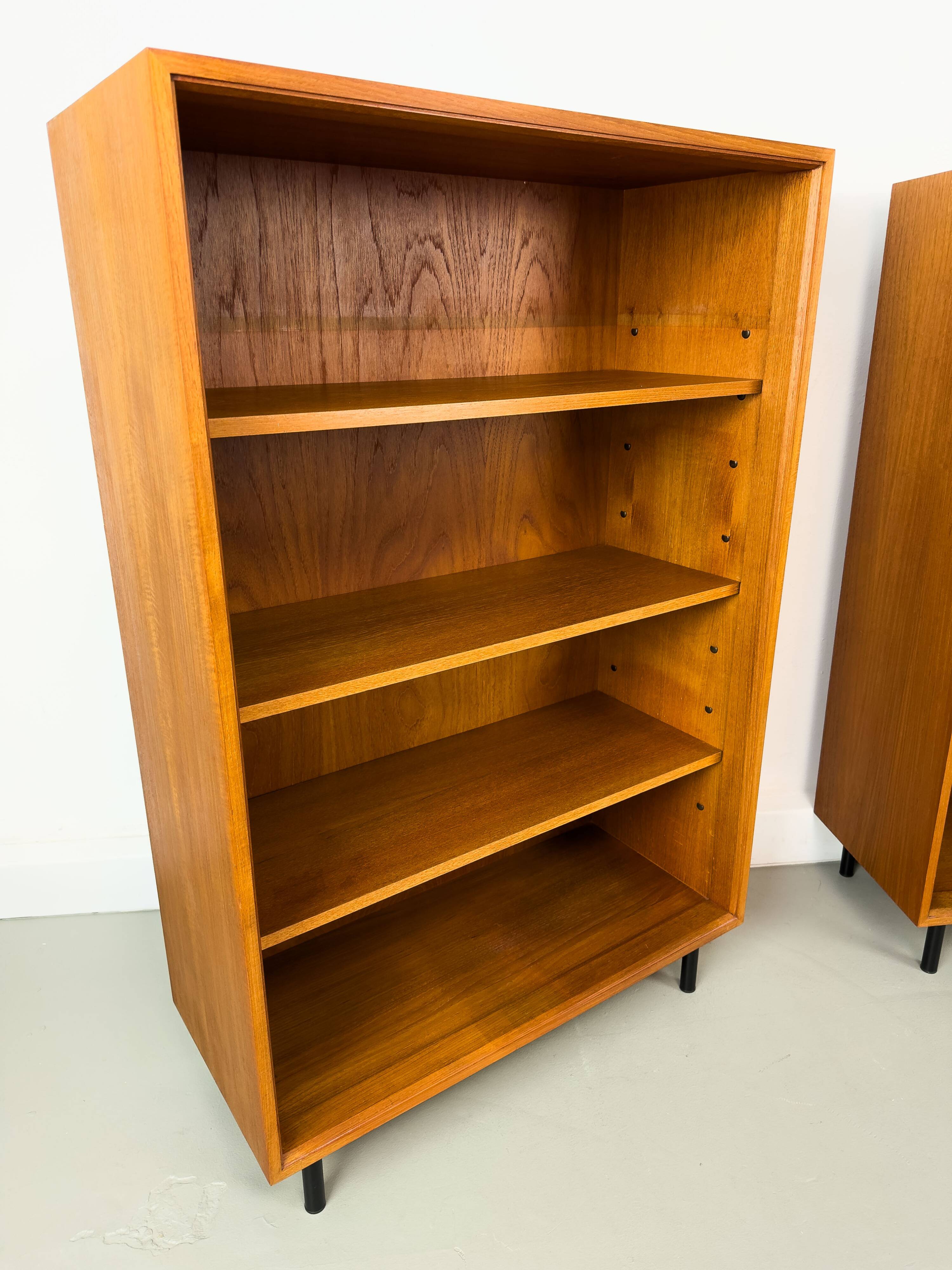 Bibliothèques en teck du milieu du siècle de Franzmeyer Möbel, années 1960, lot de 2