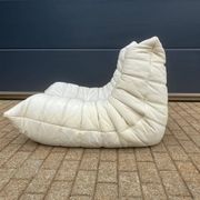 100% authentic Ligne Roset Togo 1-seater light beige leather '87
