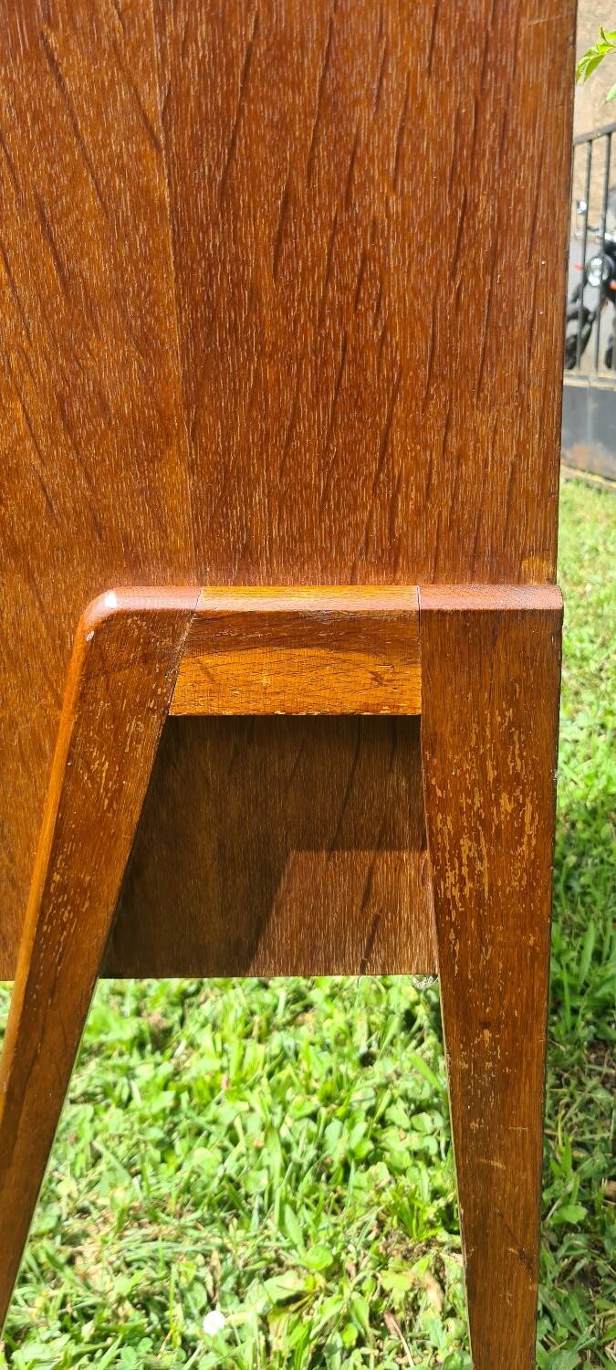 Small drop-leaf secretary and chair