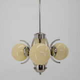 Art deco chandelier, 1930s, restored