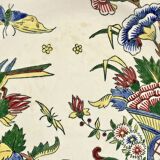 7 flat plates Gien model cornucopia 1938 1960