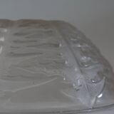 Suite of 3 crystal thistle cups - René Lalique.