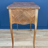 Rosewood dressing table 4 drawers compartments mirror xxeme marquetry