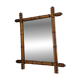 Vintage belle epoque bamboo mirror