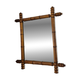 Vintage belle epoque bamboo mirror