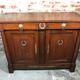 Empire style buffet in mahogany stained mahogany