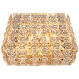 faceted crystal ceiling lamp by Kinkeldey, Germany.