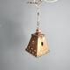 Brutalist copper pendant light, 1970s