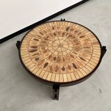Coffee table "Les Herbiers" by Roger Capron
