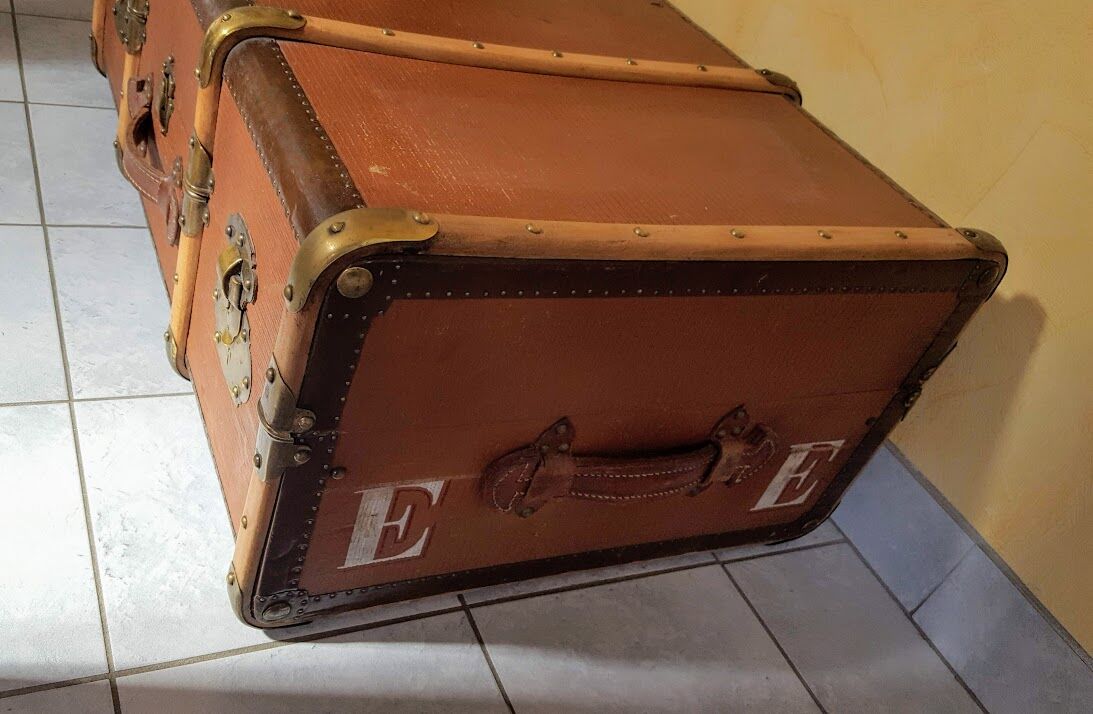 Vintage travel trunk
