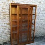 Vitrine a deux portes coulissante