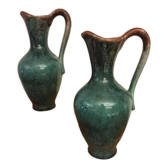 Paire de vases vintage Kéra