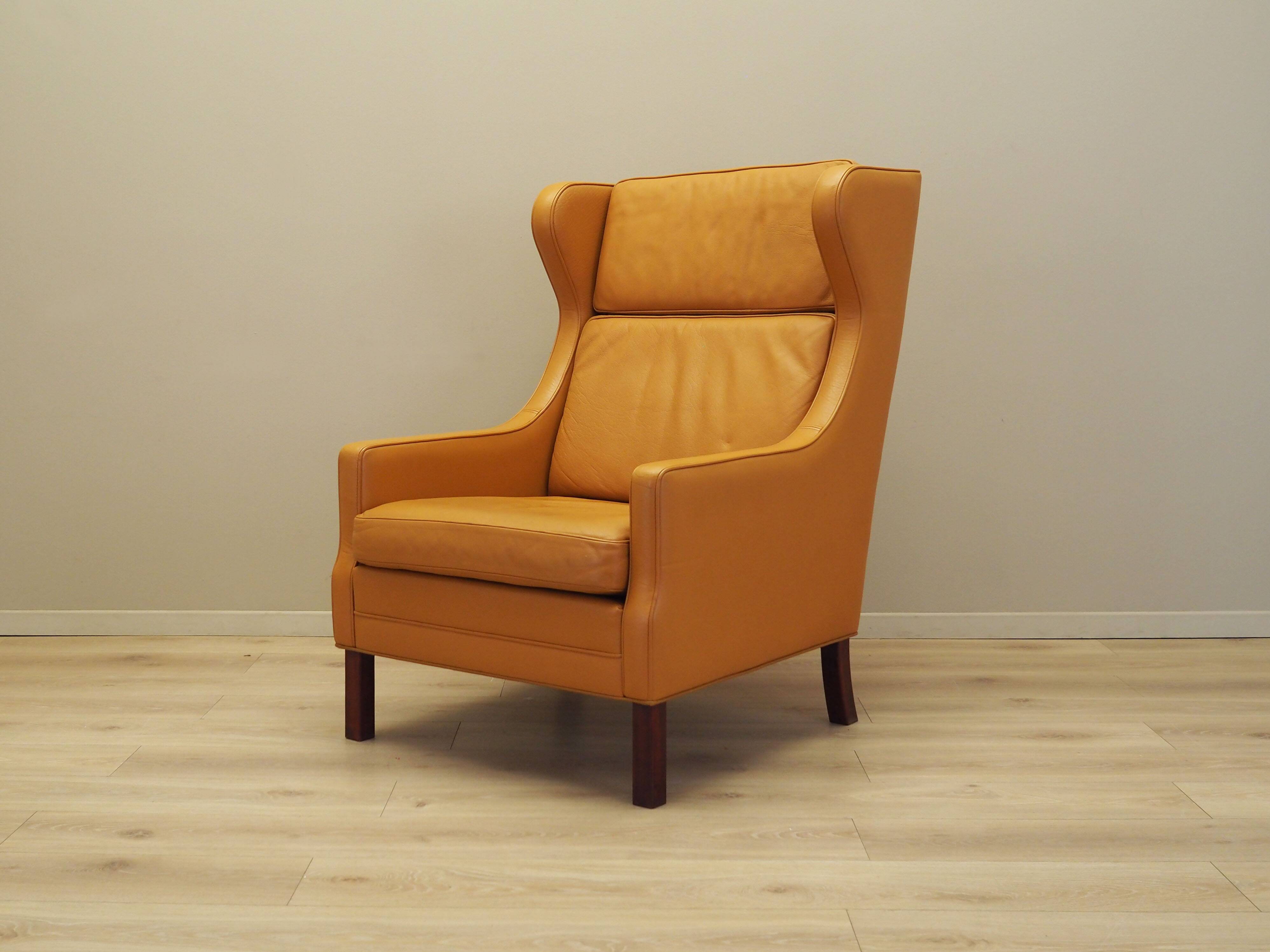 Orange armchair, Danish design, 1970s, production: Denmark