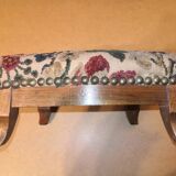 Rare et Ancien Repose-Pieds Tapissier Baroque Style Louis XV