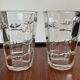 Pair of vintage vases in molded glass paste 70s