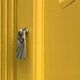 Parisian art deco buffet in yellow ochre