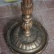 Florentine gilded wood floor lamp, floor lamp with lampshade