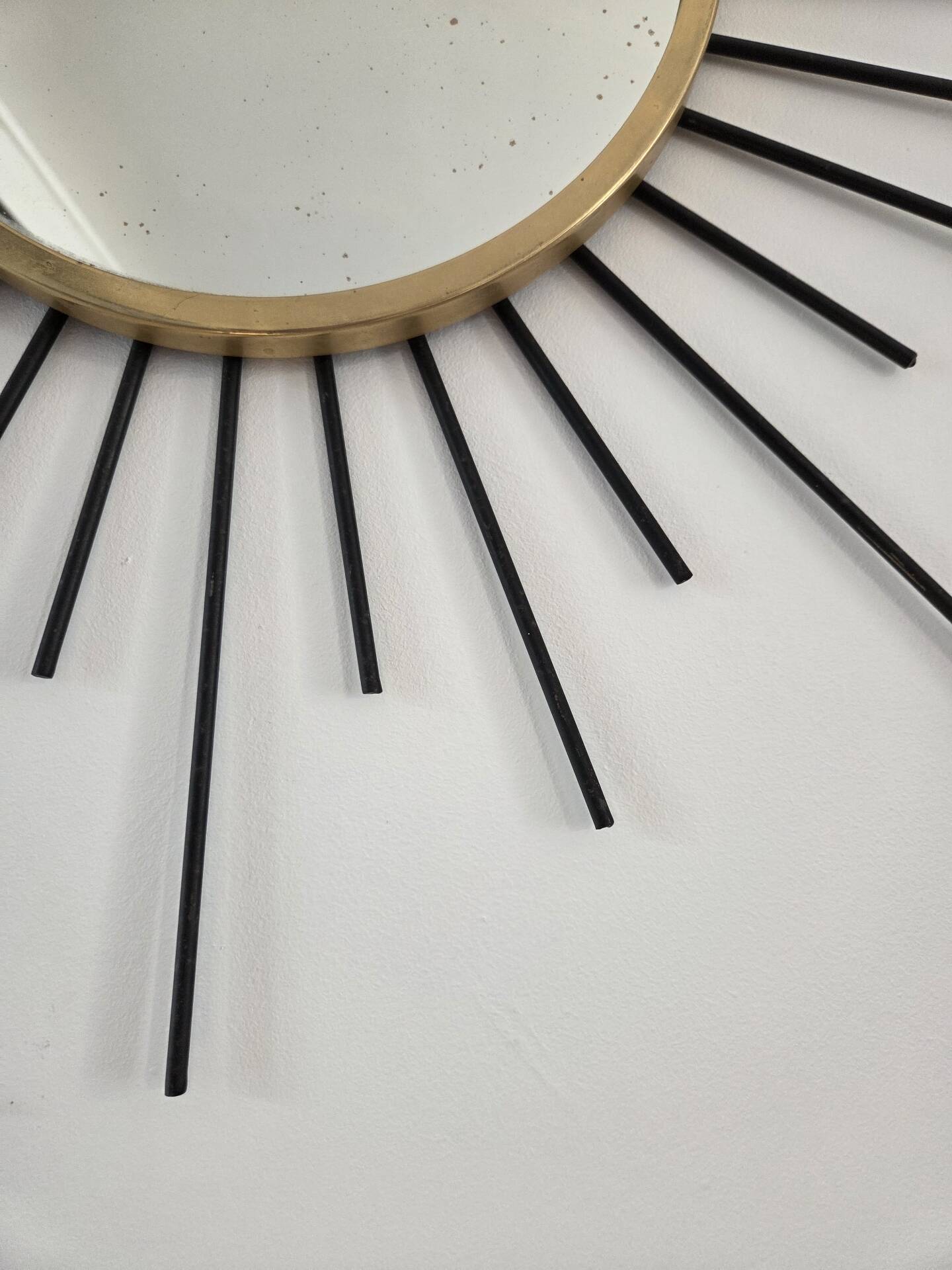 Metal sun mirror, 1950s/60s