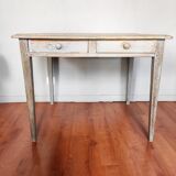 Old patinated farmhouse table