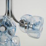 Chandelier, Italian design, Murano glass, 1970s, manufactured in Italy